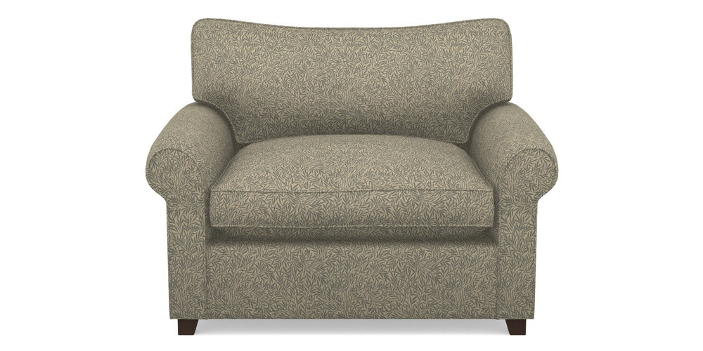 Product photograph of Waverley Sofa Bed Snuggler Sofa Bed In V A Drawn From Nature Collection - Willow - Duck Egg from Sofas and Stuff Limited