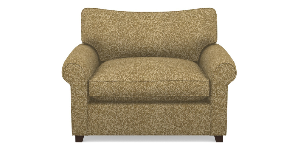Product photograph of Waverley Sofa Bed Snuggler Sofa Bed In V A Drawn From Nature Collection - Willow - Gold from Sofas and Stuff Limited