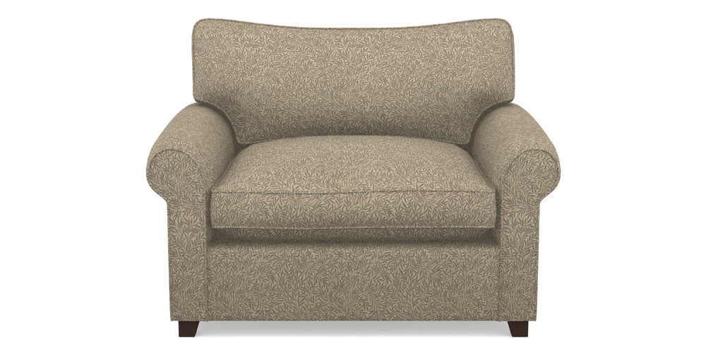 Product photograph of Waverley Sofa Bed Snuggler Sofa Bed In V A Drawn From Nature Collection - Willow - Grey from Sofas and Stuff Limited