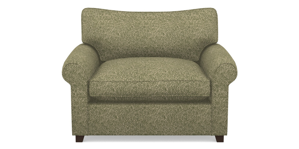 Product photograph of Waverley Sofa Bed Snuggler Sofa Bed In V A Drawn From Nature Collection - Willow - Light Green from Sofas and Stuff Limited