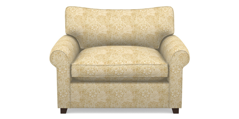 Product photograph of Waverley Sofa Bed Snuggler Sofa Bed In William Morris Collection - Marigold - Lichen Cowslip from Sofas and Stuff Limited